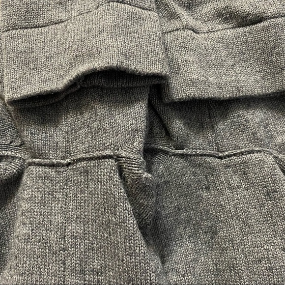Banana Republic Gray Cotton Knit Sweater Jacket Cardigan Pockets Medium M - Picture 14 of 16